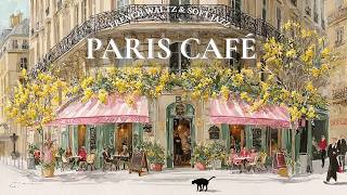 𝐌𝐢𝐦𝐨𝐬𝐚 𝐒𝐩𝐫𝐢𝐧𝐠 𝐂𝐚𝐟𝐞́ 𝐢𝐧 𝐏𝐚𝐫𝐢𝐬 🌼 | French Instrumental Music | Waltz & Soft Jazz (2H) screenshot 1