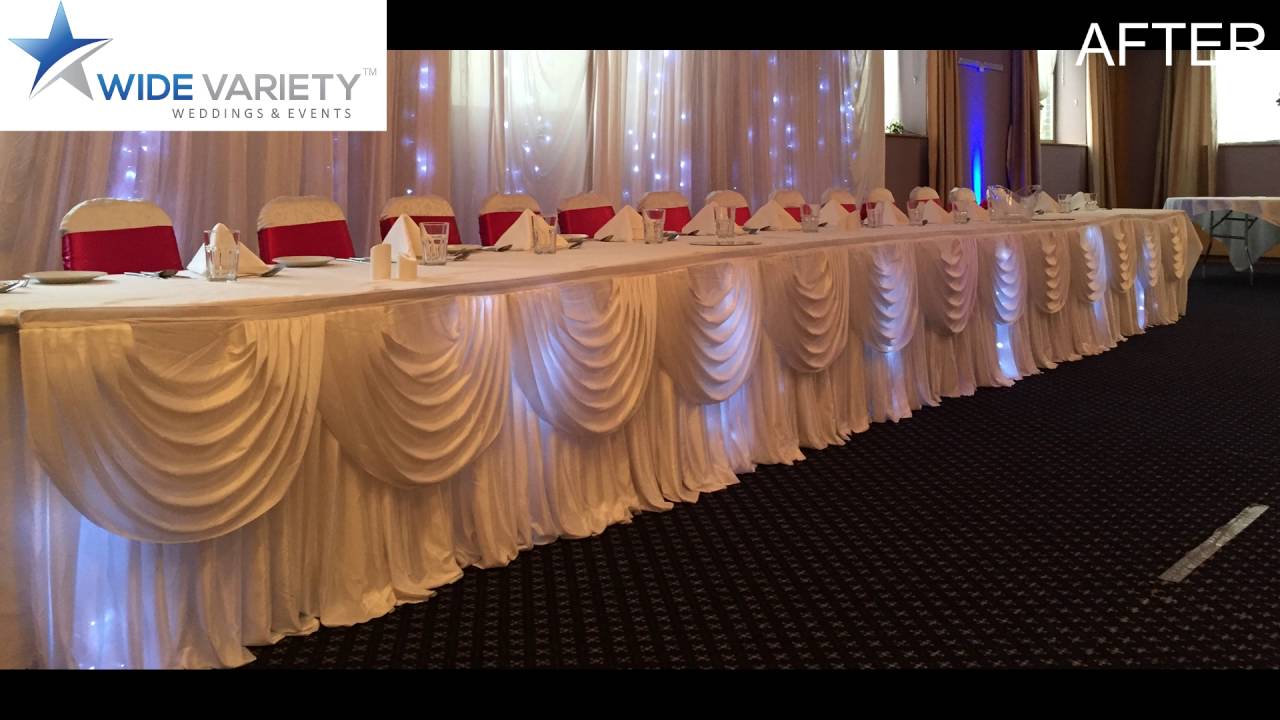 Plaza Hotel (Tallaght) Wedding Ballroom Before & After - Wide Variety