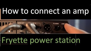How to hook up your Valve amp to the Fryette Power Station