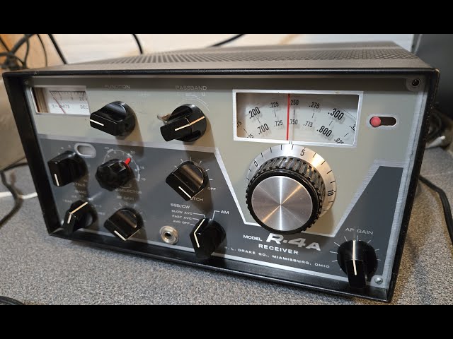 DRAKE R-4A HF受信機 Drake R-4A Receiver - YouTube