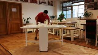 Small Space Solution - Flat Butterfly Table Set