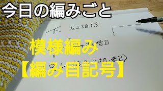 オリジナルセーター。模様編み。編み目記号解説とおしゃべり。編み物セラピー＃96