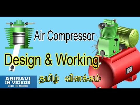 Air Compressor Design and Working explained in Tamil - YouTube
