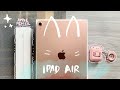 IPAD AIR 4 UNBOXING (rose gold)📱+ APPLE PENCIL 🍎+ ACCESSORIES! ASMR