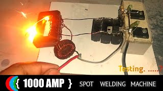 how to make spot welding machine || welding machine circuit
