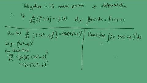 9.4 Further Indefinite Integration