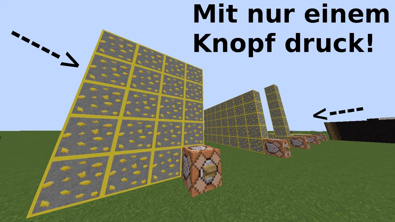/setblock und /fill command - Minecraft 1.11.2 - YouTube
