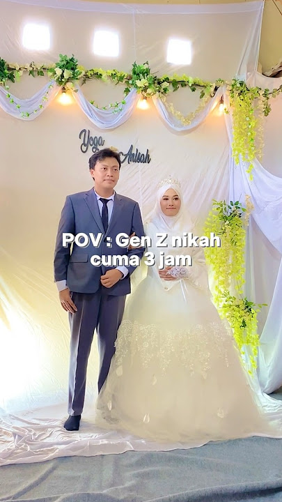 POV: Acara Nikah Simpel Cuma 3 Jam