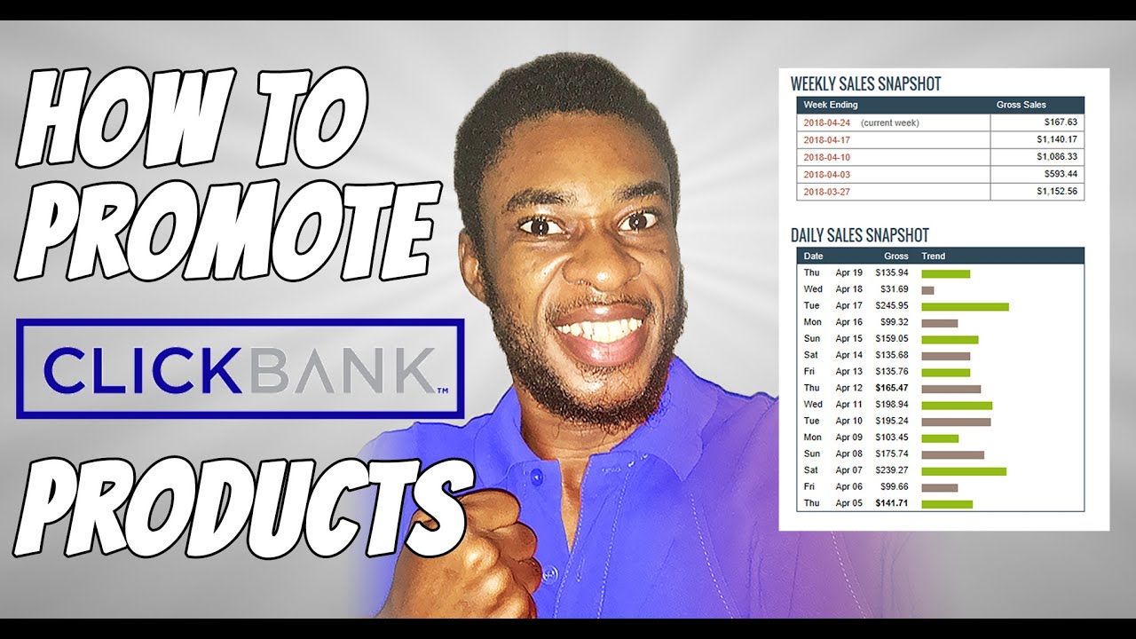 ClickBank - How to PROMOTE ClickBank Products for BEGINNERS (Affiliate ...