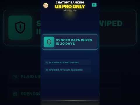 TOP #1 · ChatGPT Bank Link Is US Pro Only For Now | May 16, 2026 (Sat) #Shorts
