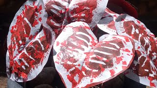 Aglonema kw dari kertas plastik kresek
