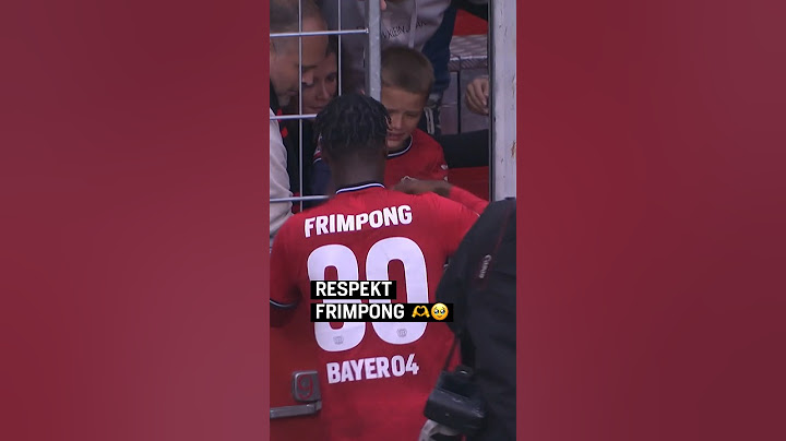 🖤❤️ Respect Jeremie Frimpong 🫶