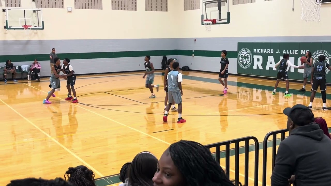 Richard J Allie vs. Crowley Middle Basketball games Thursday night Crowley won 34-24 #basketball