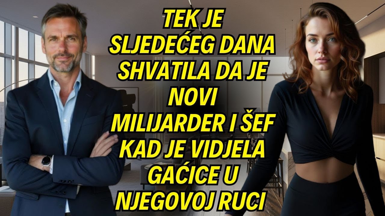 Tek je sljedećeg dana shvatila da je novi milijarder i šef kad je vidjela gaćice u njegovoj ruci