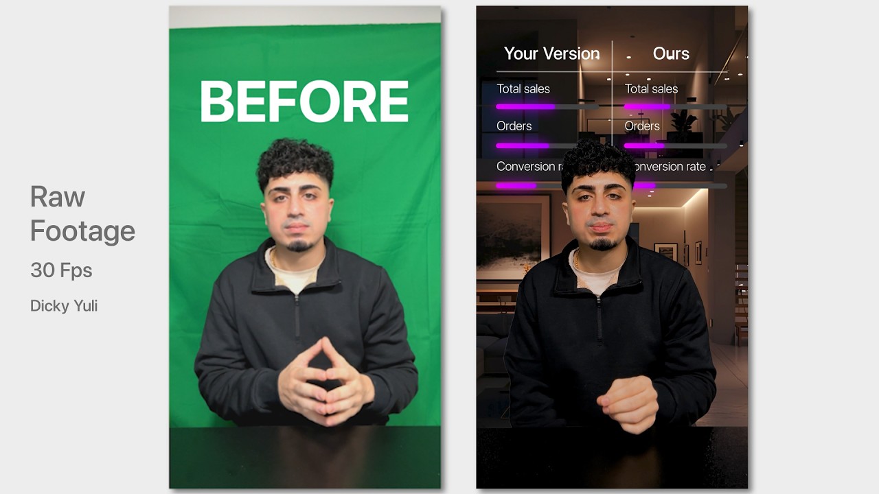 Before After Editing 4k