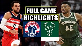 Washington Wizards VS Milwaukee Bucks FULL GAME Highlights | Nov.11.20 | 2023NBA Regular