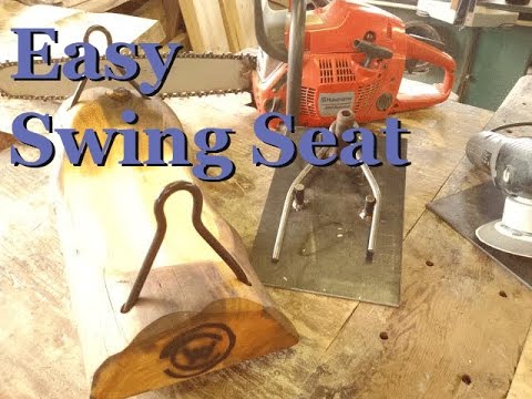 How To Make A Log Swing Seat You How To Make A Log Swing Seat