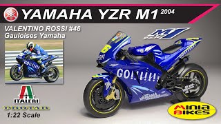 EP237 | VALENTINO ROSSI #46 (2004) | YAMAHA YZR M1 | ITALERI PROTAR  |1:22 SCALE | MOTOGP | DIE CAST