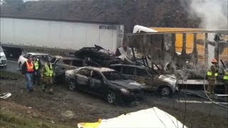 Massive 75 Car Pileup Kills 3