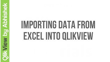 Importing Data from Excel into QlikView