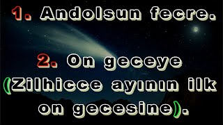 89 - Fecr Suresi̇