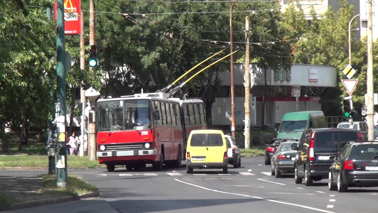 Budapest Trolleybus - videomix with Ikarus 280T, ZiU9 & more [1080p]