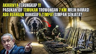Exposed! Israel Claims to Have Discovered a 7-Km Hamas Tunnel! Secret Base and Weapons Depot?