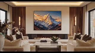 Elevate Your Living Room With This Stunning Mount Everest Wall Art 🖼️🔥 with Google Veo AI 🤖🎨 screenshot 2