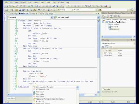 Visual Basic visual studio 2008 Overloading