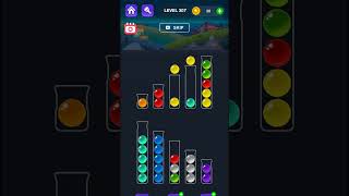Ball Sort Master Game Level - 307 Without Boosters | Puzzle Game | #entertainment #puzzle #game