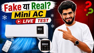 Portable Mini Viral AC Review Hindi | Scam or Useful?