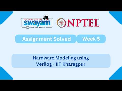 Hardware Modeling using Verilog Week 5 | NPTEL ANSWERS | My Swayam #nptel #nptel2026 #myswayam