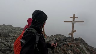 картинка: Аксайская панорама, пик Буженинка, пик Кызылжар.