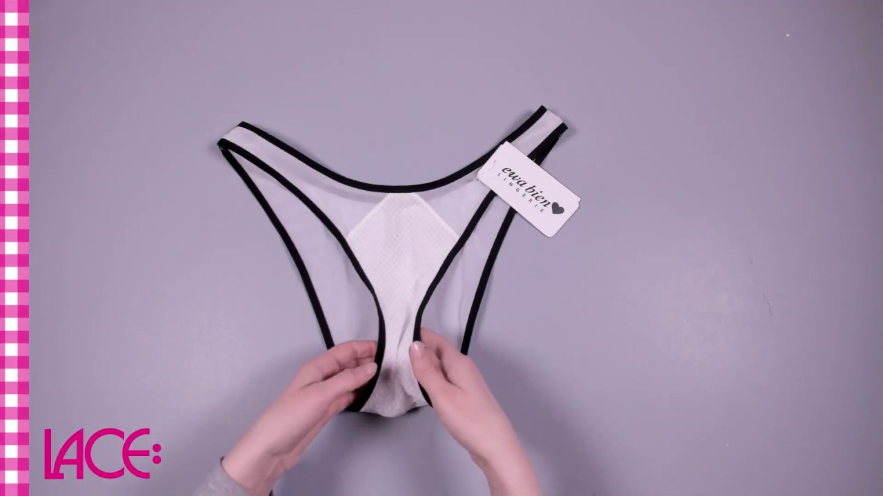 Ewa Bien - Lingerie - Blanche - Trusse - Black White - C320 | Lace.dk