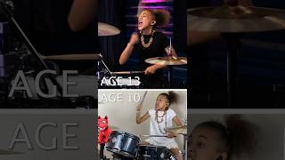 Toxicity - 10 year old VS 13 year old Nandi Bushell - System of a Down - Drumeo #drums #drummer