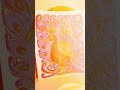 Shake a Tail Feather | Dreamy Peacock Painting with Posca Magic 🎶 #shorts #artshorts #posca #birds