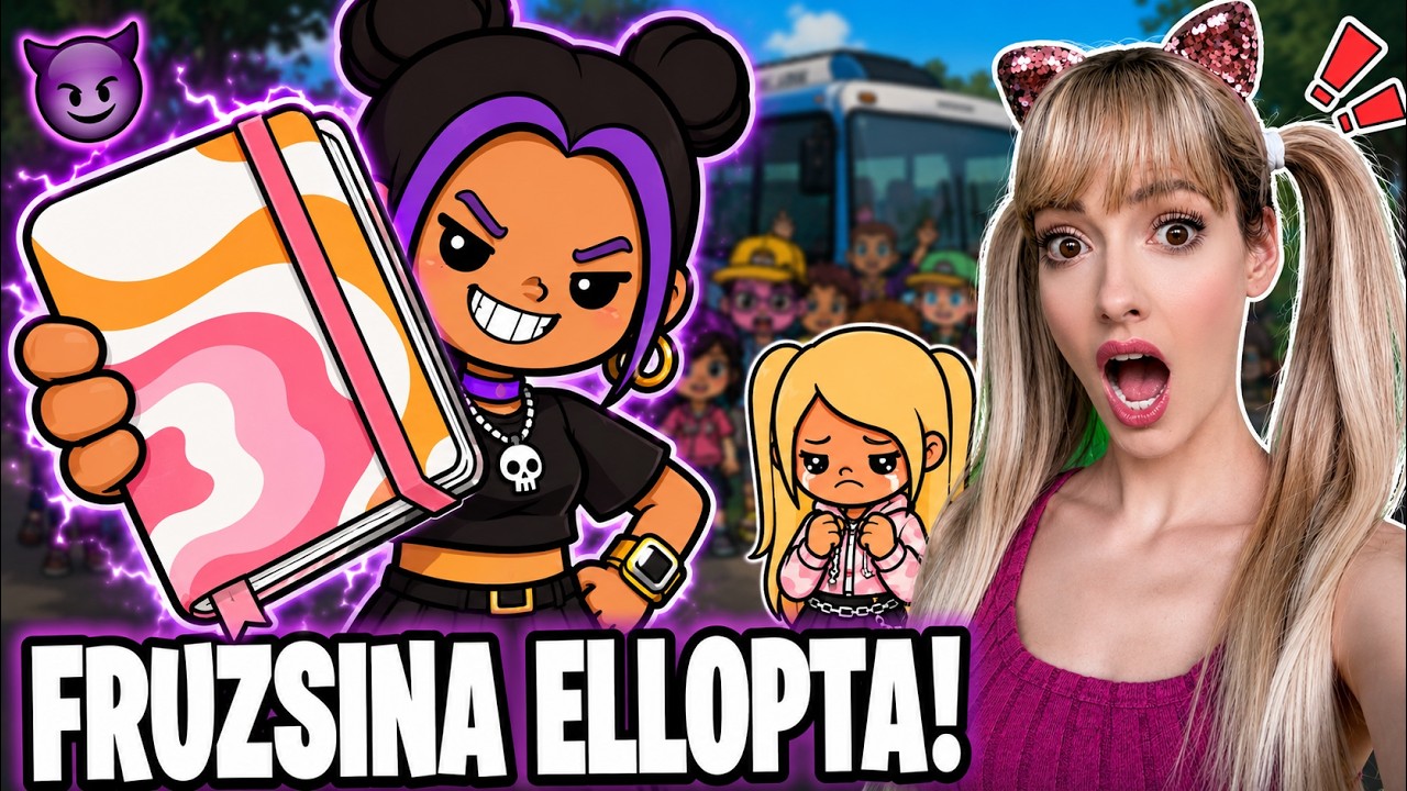 😡ELLOPTA FRUZSINA FANNI NAPLÓJÁT!😱 #osztálykirándulás #37RÉSZ