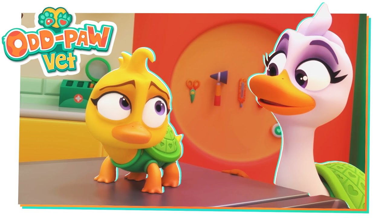 Ayudando al bebé Durtle y a la madre Durtle 🐾 Odd-Paw Vet 🐾 Dibujos ...