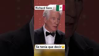 Richard Gere habla en discurso en España y reconoce la crisis que se está viviendo en Estados Unidos