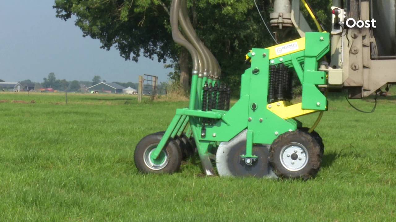 Machine van boer uit Zwolle maakt einde aan stank tijdens mesten