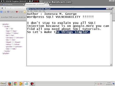 SQLI Wordpress