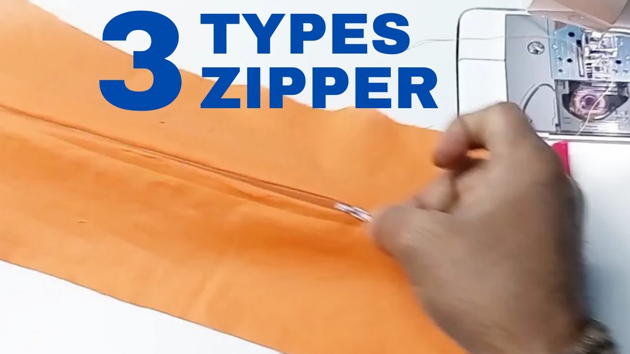 3 Types Of Zipper Sewing Techniques For Beginners Sewinterest YouTube