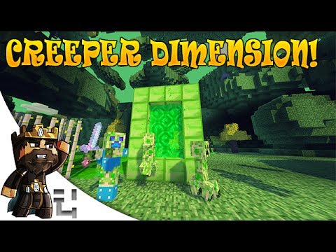 Minecraft Mods Creeper Dimension Youtube Minecraft Mods Creeper Dimension Youtube