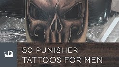 50 Punisher Tattoos For Men 