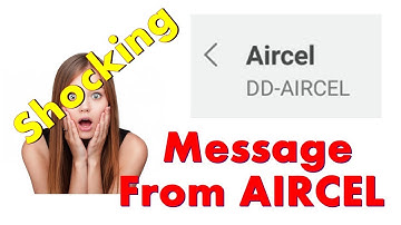I Got Aircel Shocking Message proof About Aircel Down Problem  #MMTech