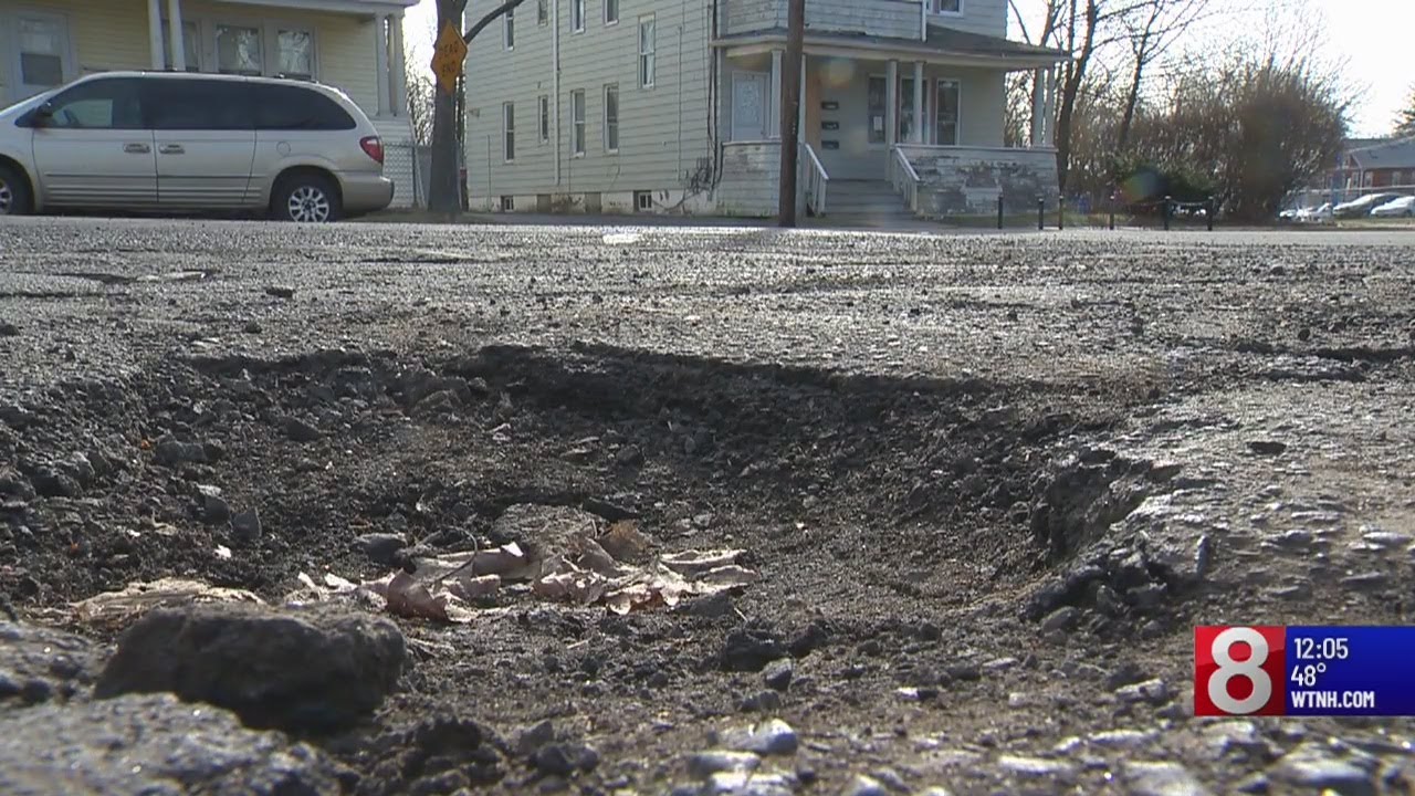 Pothole Patrol! New Haven public working through 4 tons of asphalt on ...