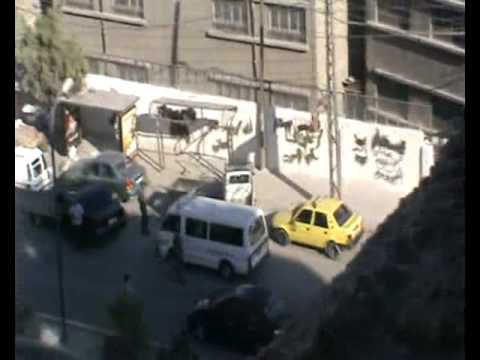 حصار مدارس زملكا ريف دمشق 22 9 2011