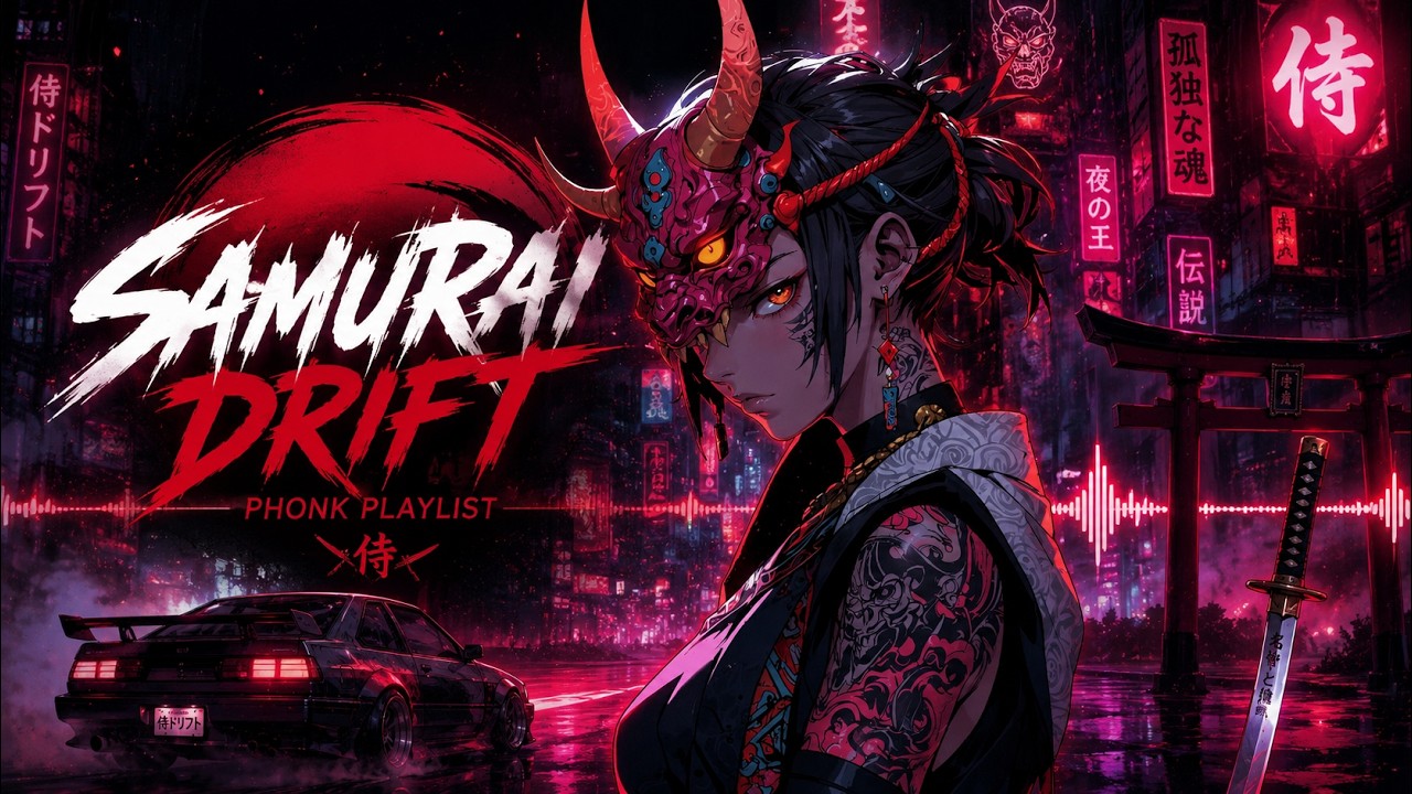 Samurai Drift Vol. 1 — Neon Awakening | 1 Hour Japanese Drift Phonk Mix 2026
