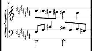 Video thumbnail of "Microtonal piece #2 in C half sharp major"