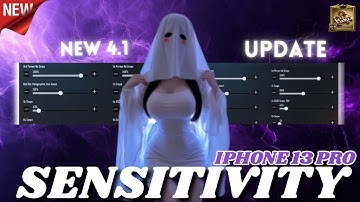 iPhone 13 Pro Max Sensitivity Pubg 2025 | Pubg/Bgmi 4.1 Update Sensitivity | PUBG MOBILE